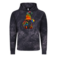 Cloud Black LGBTQ+ Pride Gnome With Candy Vintage Hoodie - BundleAndBundleShop