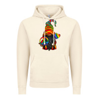 Vintage Artic LGBTQ+ Pride Gnome With Candy Vintage Hoodie - BundleAndBundleShop