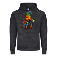 Vintage Black LGBTQ+ Pride Gnome With Candy Vintage Hoodie - BundleAndBundleShop