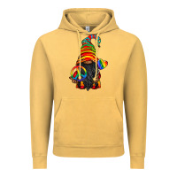 Vintage Mustard LGBTQ+ Pride Gnome With Candy Vintage Hoodie - BundleAndBundleShop