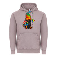 Vintage Zinc LGBTQ+ Pride Gnome With Candy Vintage Hoodie - BundleAndBundleShop
