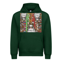 Forest Green easter Urban Hoodie - CowhideDigitalArt