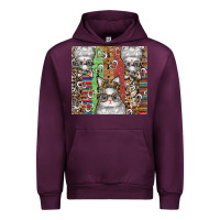 Mauve Wine easter Urban Hoodie - CowhideDigitalArt
