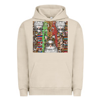 Pigment French Oak easter Urban Hoodie - CowhideDigitalArt