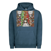 Pigment Midnight Navy easter Urban Hoodie - CowhideDigitalArt
