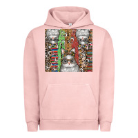 Pigment Salmon easter Urban Hoodie - CowhideDigitalArt
