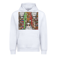White easter Urban Hoodie - CowhideDigitalArt