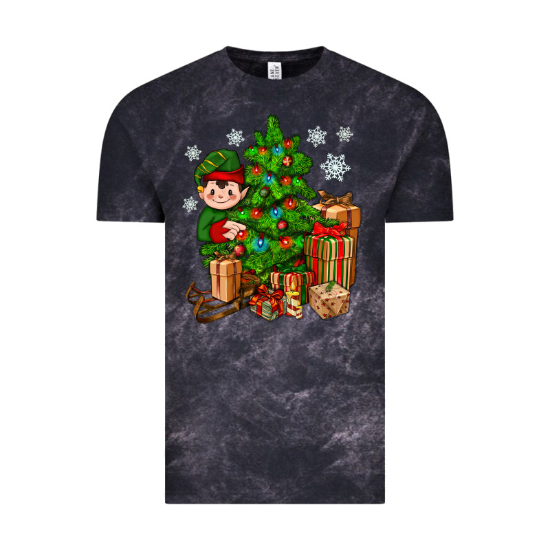 Christmas Elf With Gift Vintage Tee by BundleAndBundleShop | Teevron