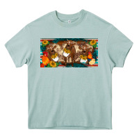 Arona western cow cockerel chick  serape leopard sunflowers license plate te Heavy Core Tee - BarkalooDesign