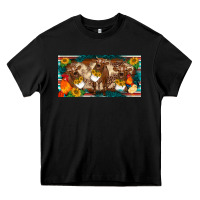Black western cow cockerel chick  serape leopard sunflowers license plate te Heavy Core Tee - BarkalooDesign