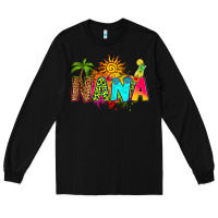 Black summer nana Long Sleeve Tee - RanaPortraitStore