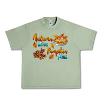 Oil Green Autumn Skies Pumpkin Pies Urban Heavy Tee - BundleAndBundleShop