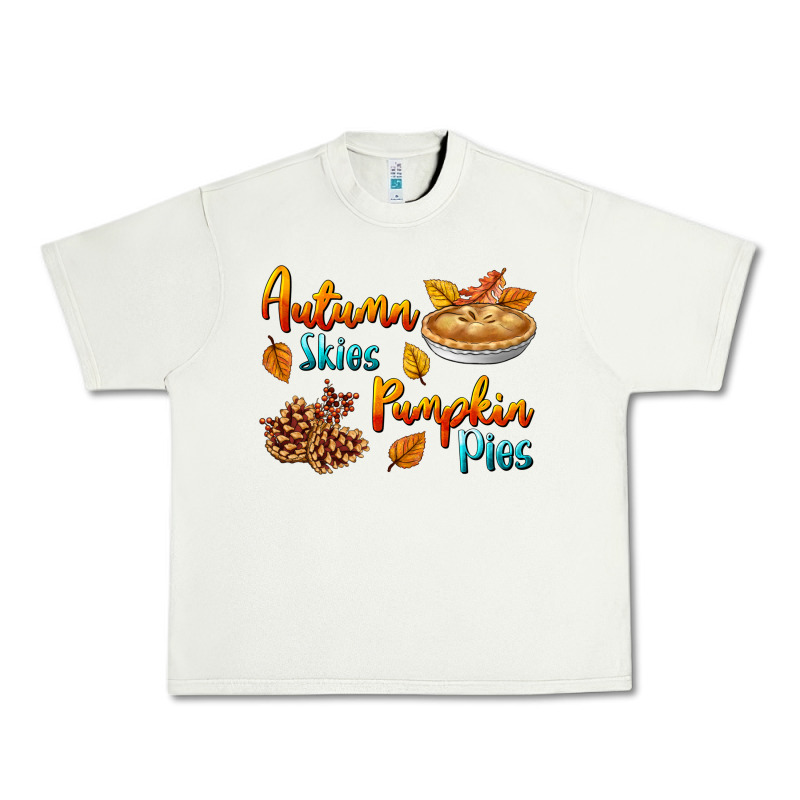 Autumn Skies Pumpkin Pies Urban Heavy Tee by BundleAndBundleShop | Teevron