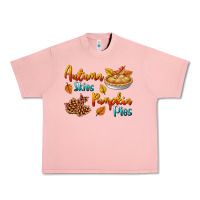 Salmon Autumn Skies Pumpkin Pies Urban Heavy Tee - BundleAndBundleShop