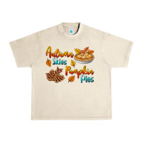 Sandshell Autumn Skies Pumpkin Pies Urban Heavy Tee - BundleAndBundleShop