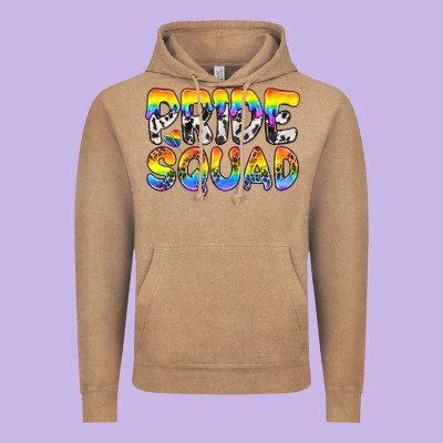Western Lgbtq+ Pride Squad Vintage Hoodie Designed By Bundleandbundleshop