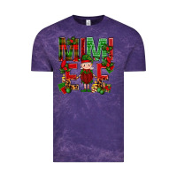Cloud Purple Mimi Elf with Knitting Christmas Vintage Tee - BundleAndBundleShop