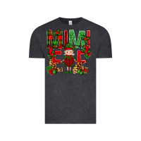 Vintage Black Mimi Elf with Knitting Christmas Vintage Tee - BundleAndBundleShop
