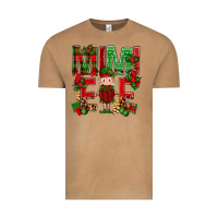 Mimi Elf With Knitting Christmas Vintage Tee | Teevron