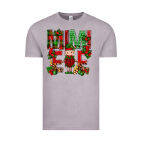 Vintage Zinc Mimi Elf with Knitting Christmas Vintage Tee - BundleAndBundleShop