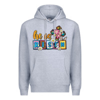 Heather Grey Easter Day He is risen Premium Hoodie - OliviaCreatesArt