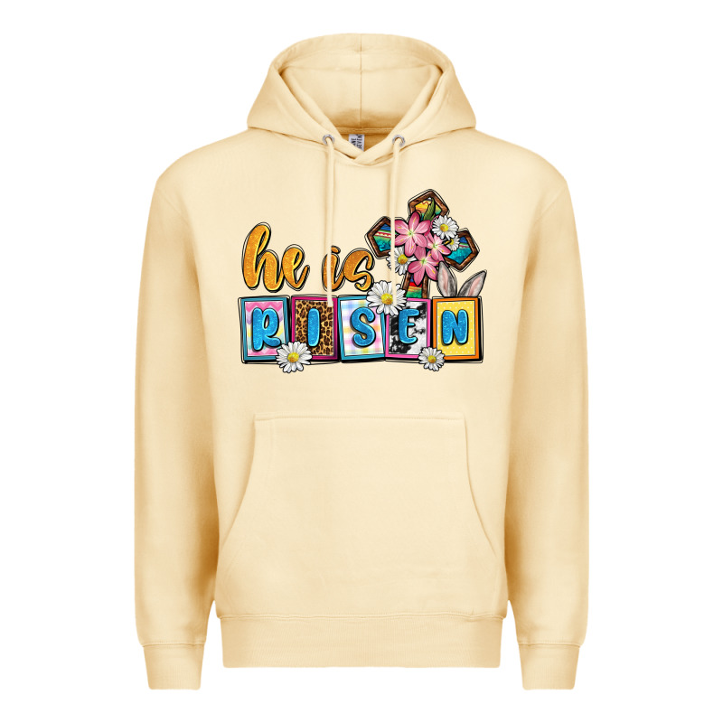 Easter Day He Is Risen Premium Hoodie by OliviaCreatesArt | Teevron