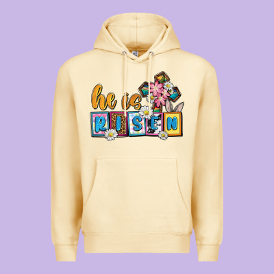 Easter Day He Is Risen Premium Hoodie Designed By Oliviacreatesart
