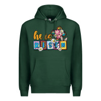 Sports Green Easter Day He is risen Premium Hoodie - OliviaCreatesArt