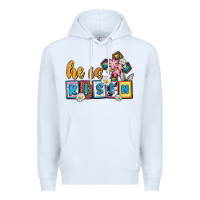 White Easter Day He is risen Premium Hoodie - OliviaCreatesArt
