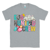 Heather Grey Egg Hunting Crew Easter Classic Tee - BundleAndBundleShop