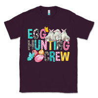 Plum Egg Hunting Crew Easter Classic Tee - BundleAndBundleShop