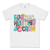 White Egg Hunting Crew Easter Classic Tee - BundleAndBundleShop