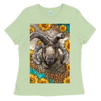Matcha Western Navajo Churro Sheep Ladies Tee - LillyAllenDesigns