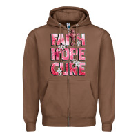 Chestnut faith hope cure breast cancer Zipper Hoodie - CowGirlArtShop