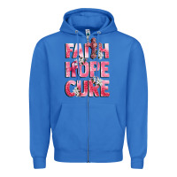 True Royal faith hope cure breast cancer Zipper Hoodie - CowGirlArtShop