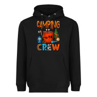Black camping crew camper coffee mug Heavyweight Hoodie - FaDigitalArtStudio