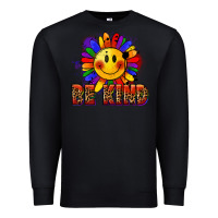 Black Be kind pride Premium Sweatshirt - FaDigitalArtStudio