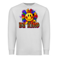 Dove Grey Be kind pride Premium Sweatshirt - FaDigitalArtStudio