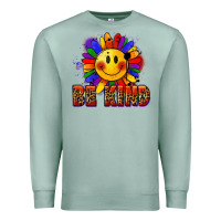 Seafoam Be kind pride Premium Sweatshirt - FaDigitalArtStudio