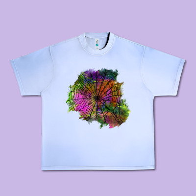Halloween Spider Web For Patches Urban Heavy Tee Designed By Bundleandbundleshop