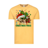 Vintage Mustard Christmas Vibes Vintage Tee - BundleAndBundleShop