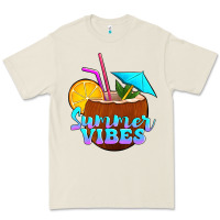 Summer Vibes Coconut Drink Premium Tee | Teevron