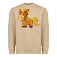 Mushroom cute horse Heavyweight Sweatshirt - texasbilliewilder