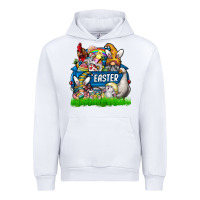 White easter Urban Hoodie - CowhideDigitalArt