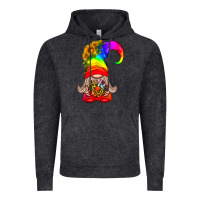 Vintage Black LGBTQ+ Pride Gnome With Donut Vintage Hoodie - BundleAndBundleShop