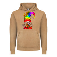 Vintage Camel LGBTQ+ Pride Gnome With Donut Vintage Hoodie - BundleAndBundleShop