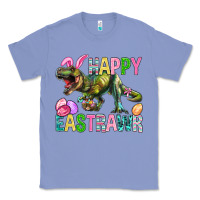 Colony Blue Happy Eastrawr Easter Classic Tee - BundleAndBundleShop