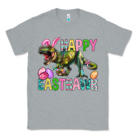 Heather Grey Happy Eastrawr Easter Classic Tee - BundleAndBundleShop