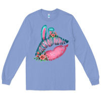 Colony Blue Eared Turquoise Pink Easter Lips Long Sleeve Tee - Bettercallsaul