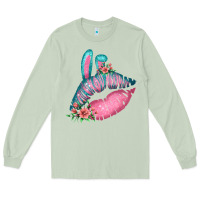 Matcha Eared Turquoise Pink Easter Lips Long Sleeve Tee - Bettercallsaul